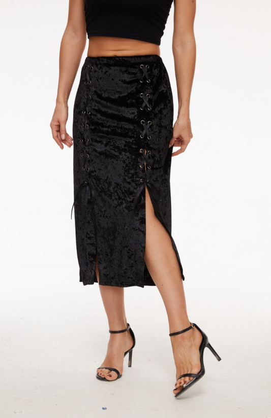 Luxe Velvet Skirt